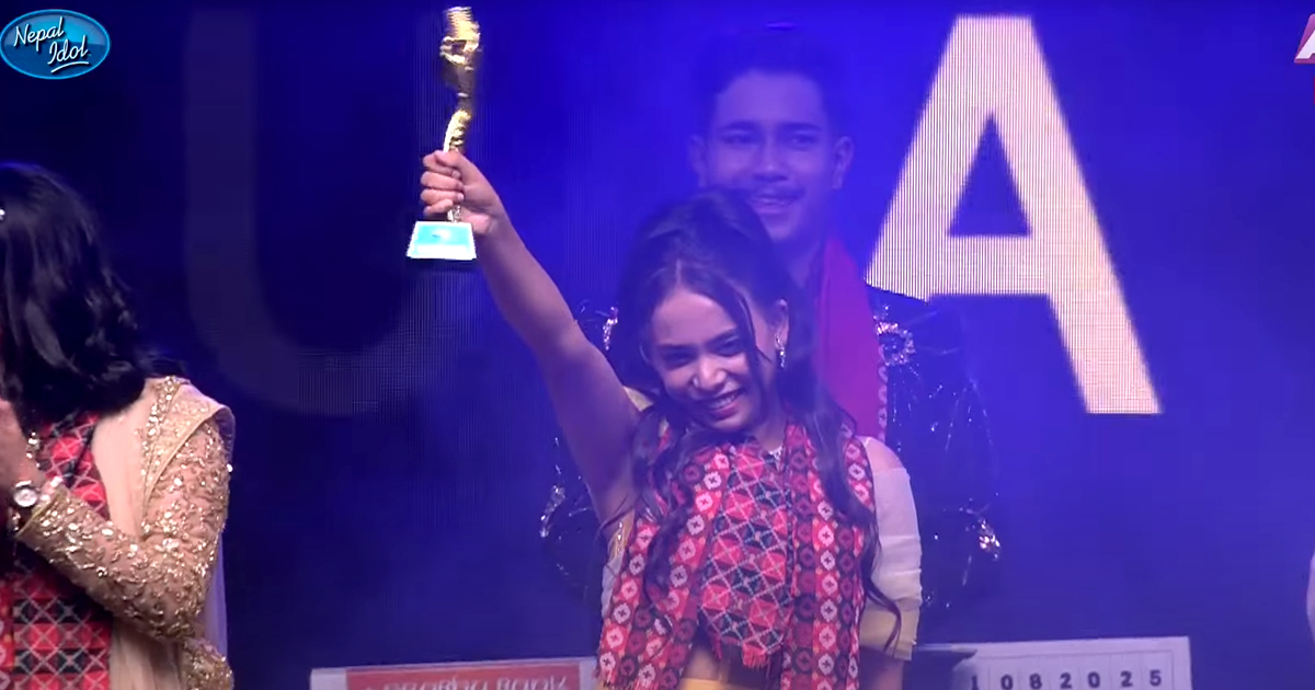 नेपाल आइडल सिजन ६ को उपाधि गङ्गालाई