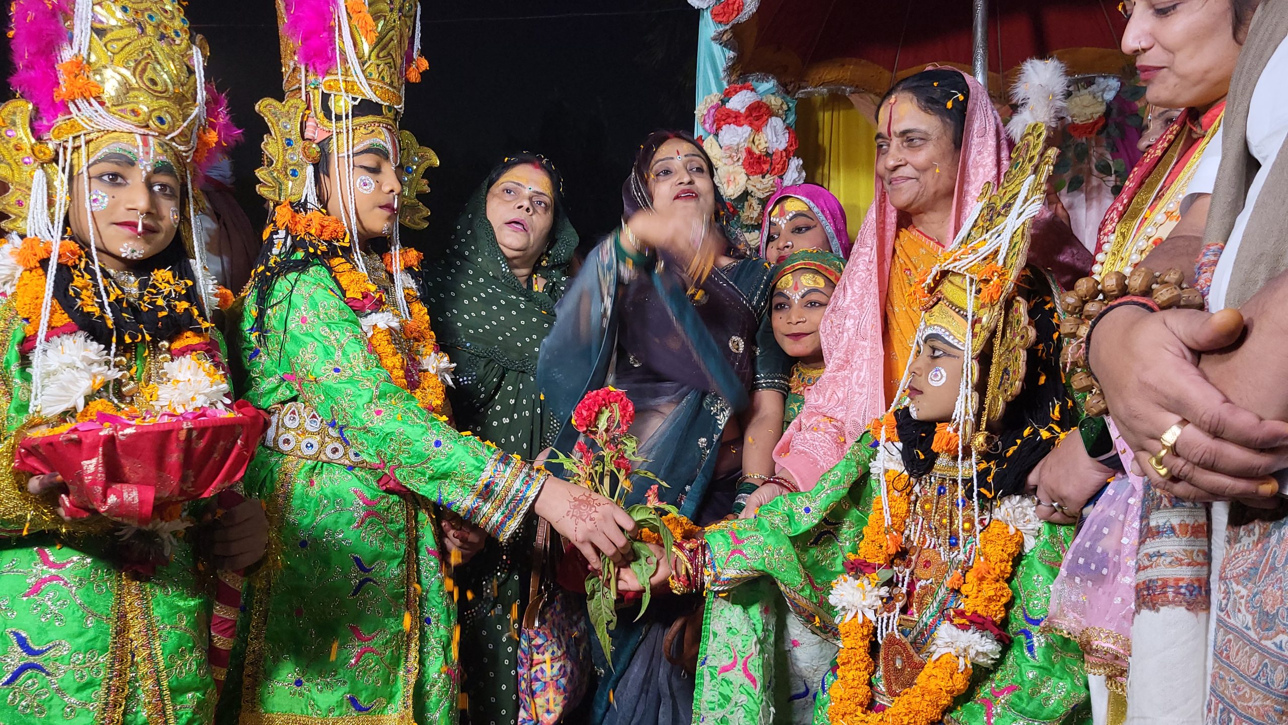 विवाह पञ्चमी अन्तर्गत आज फूलवारी लिला गरिँदै