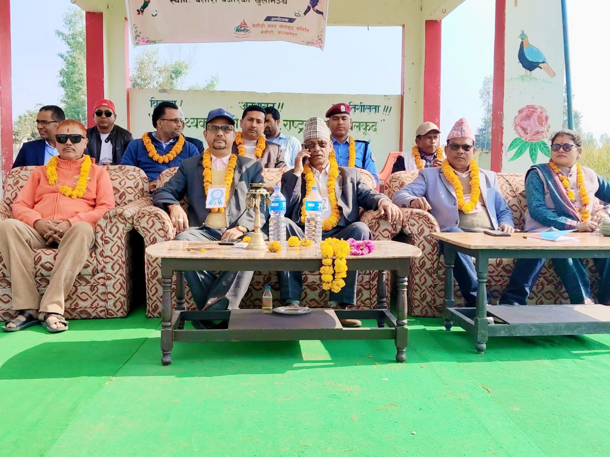 बेलौरीमा वडा स्तरीय मेयर कप फुटबल प्रतियोगिता–२०८२ सुरु