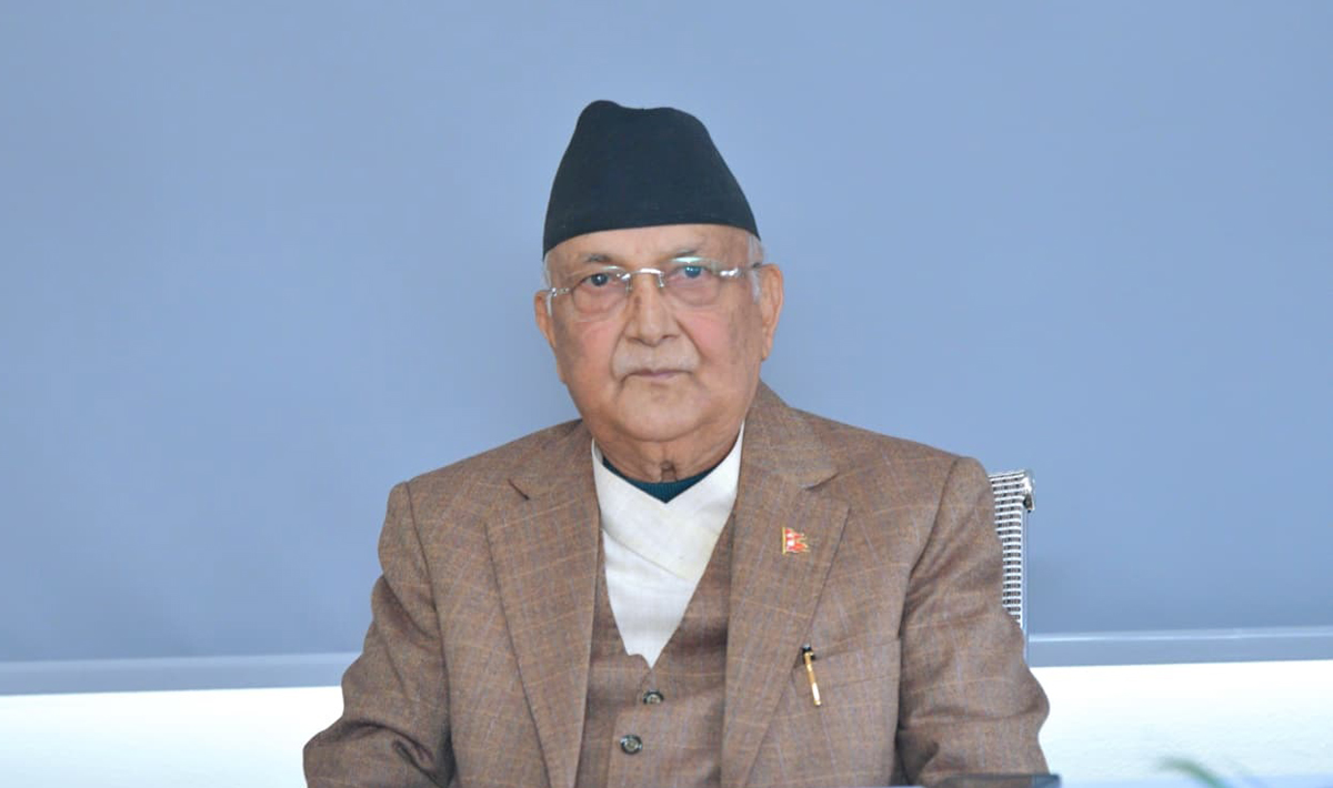 नेकपा एमालेको अध्यक्षमा ओली तेस्रो पटक विजयी