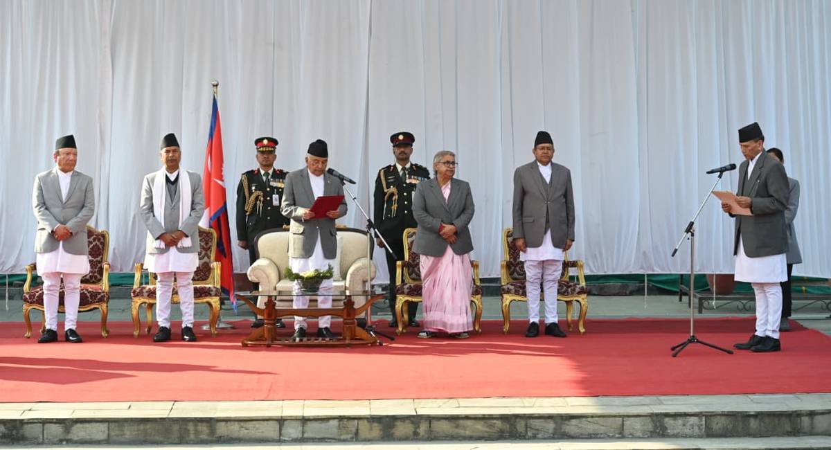 पाँचौ पटक मन्त्रीमण्डल बिस्तार, परराष्ट्रमन्त्रीमा शर्मा नियुक्त