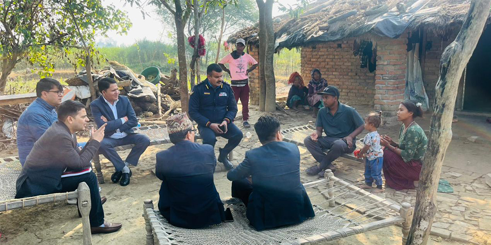 बर्दिया घटनाबारे गठित छानबिन समितिद्वारा स्थलगत अध्ययन शुरू