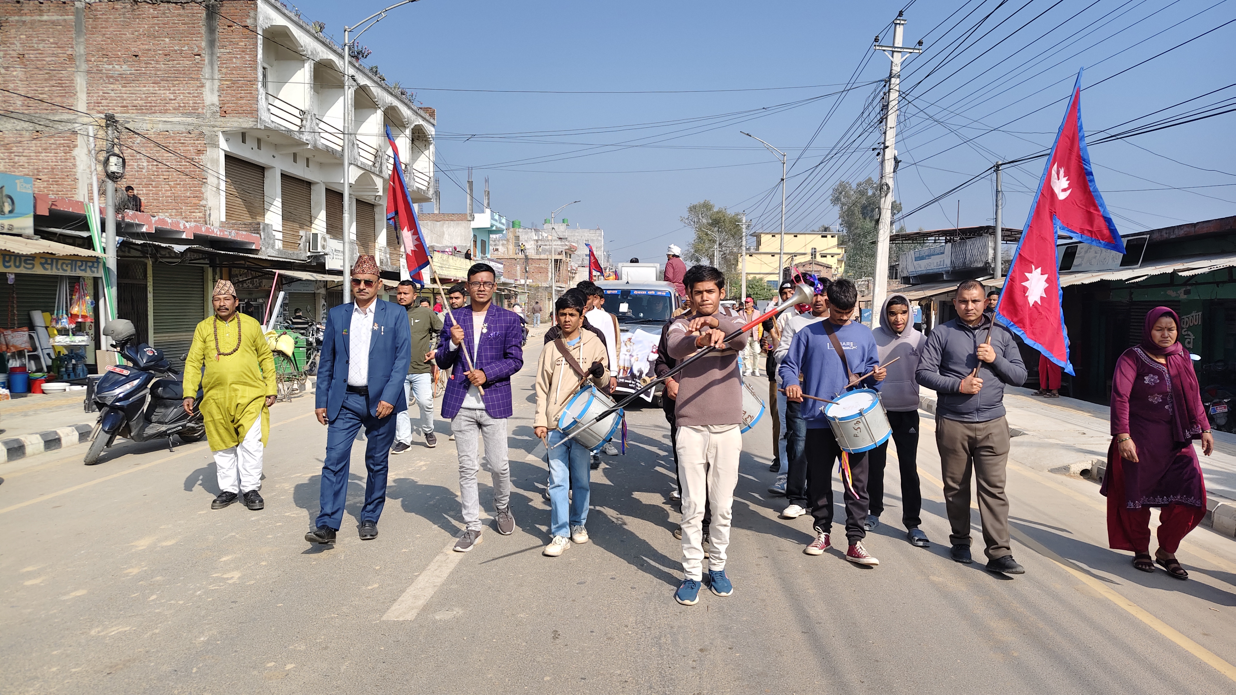 बेलाैरीमा ३०४औँ पृथ्वीजयन्ती तथा राष्ट्रिय एकता दिवस भव्यताका साथ मनाइयाे