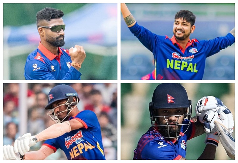 टी–२० वरीयतामा चार खेलाडीको उकालो