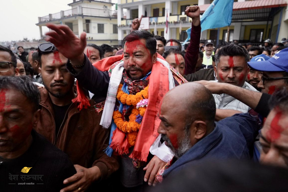 मनाङमा कांग्रेसका टेकबहादुर गुरुङ विजयी