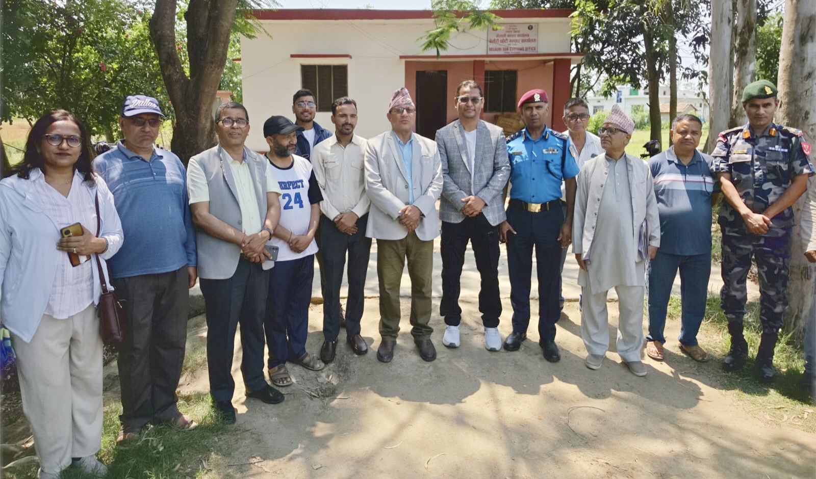 कञ्चनपुर : सांसद जनक सिंह धामीकाे अगुवाइमा बेलाैरी छोटी भन्सार अनुगमन
