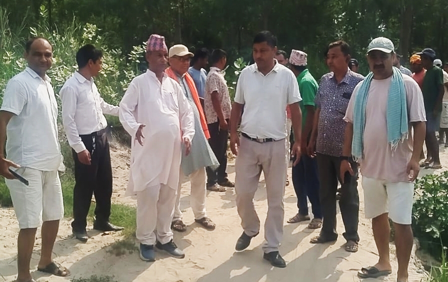 मोहना नदीमा पक्की पुल निर्माणको प्रक्रिया अघि बढ्यो